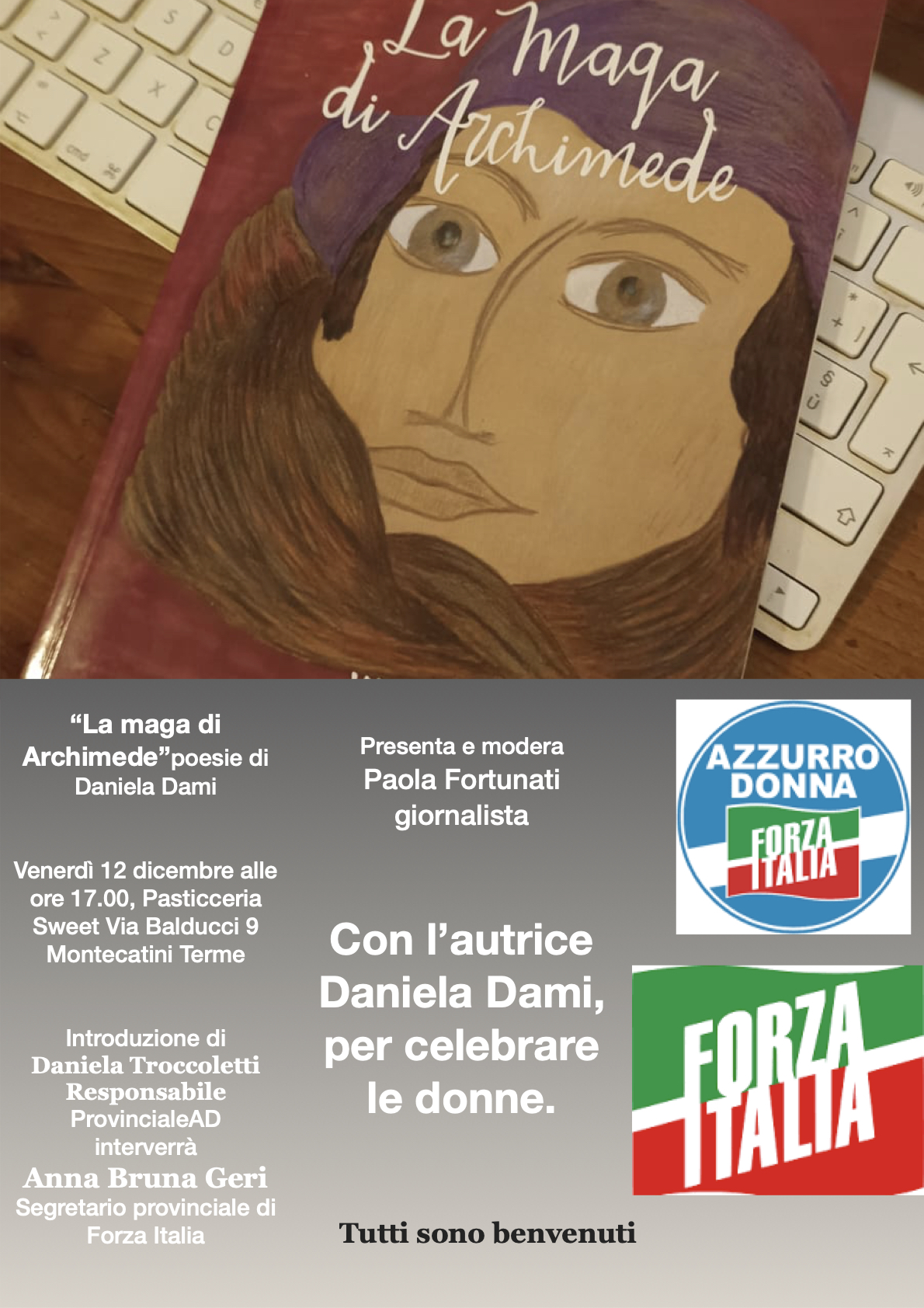 “LA MAGA DI ARCHIMEDE” le poesie di Daniela Dami per celebrare le donne.