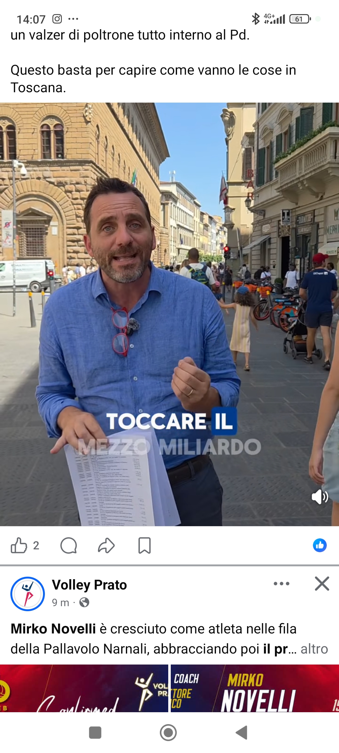 ALESSANDRO TOMASI (FDI): Secondo voi, tra un tuffo e un altro, Giani avrà letto i conti della sanità toscana?
