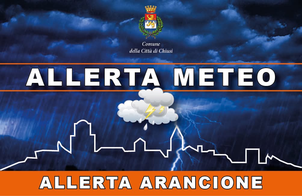 Allerta meteo arancione: giovedรฌ 10 settembre chiuse scuole, cimiteri, parchi e impianti sportivi