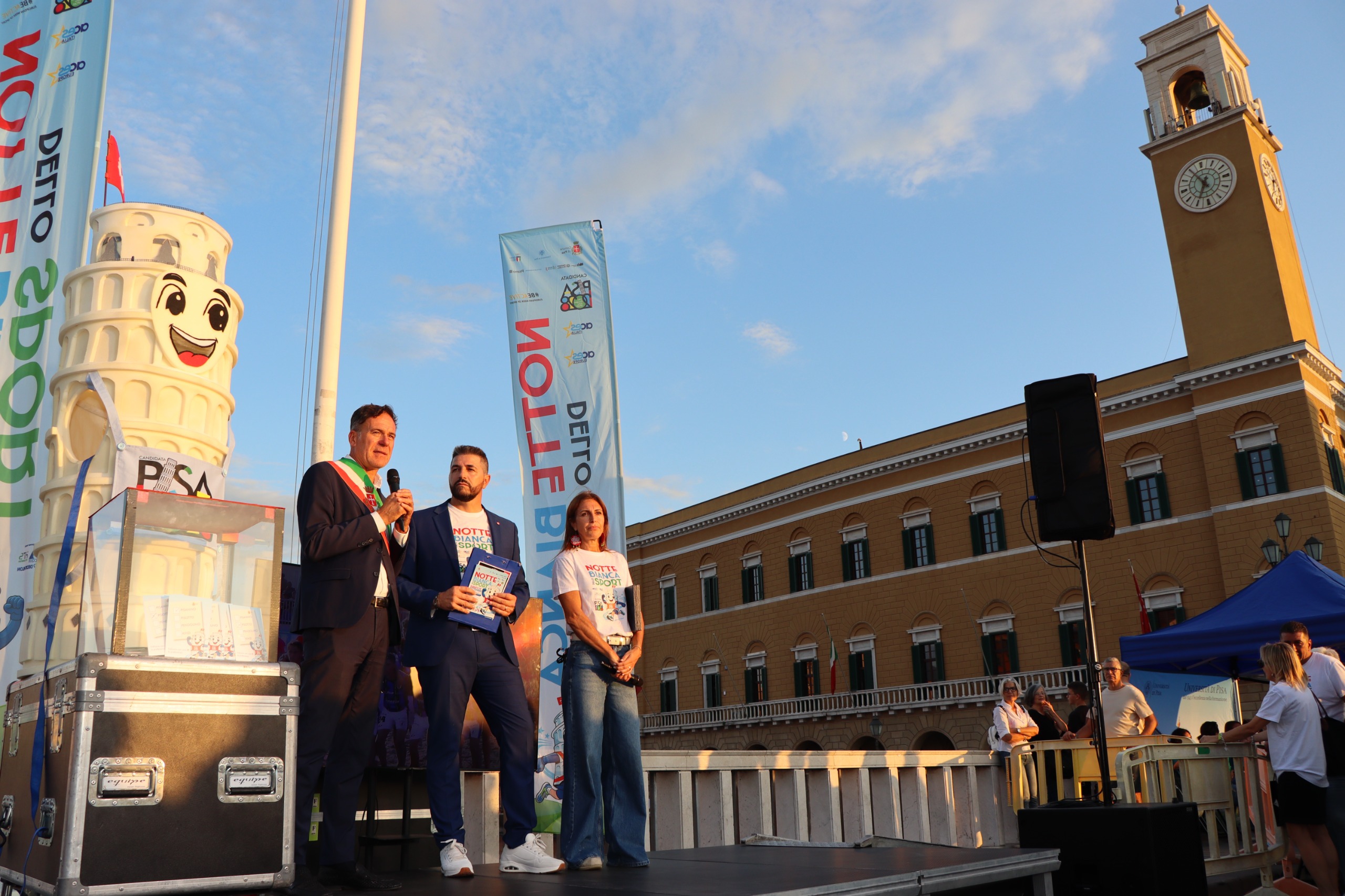 Inaugurata la quarta edizione della Notte Bianca dello Sport a Pisa