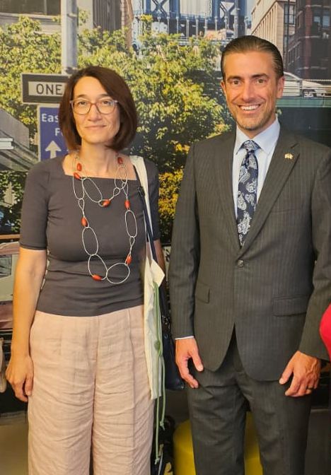Biblioteca San Giorgio, il nuovo console Usa in visita allo spazio YouLab
